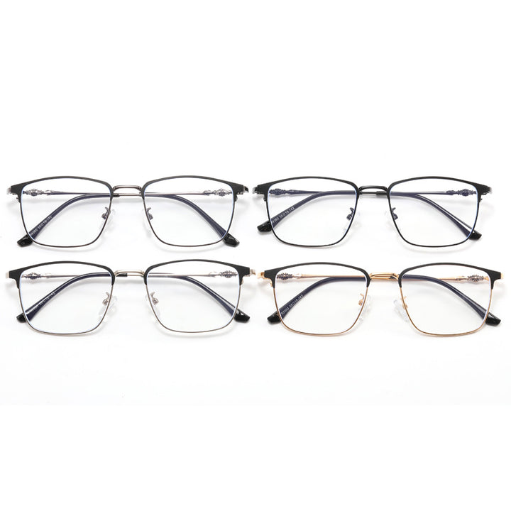 Ladies fashionable square glasses with elegant metal frame Kalsten