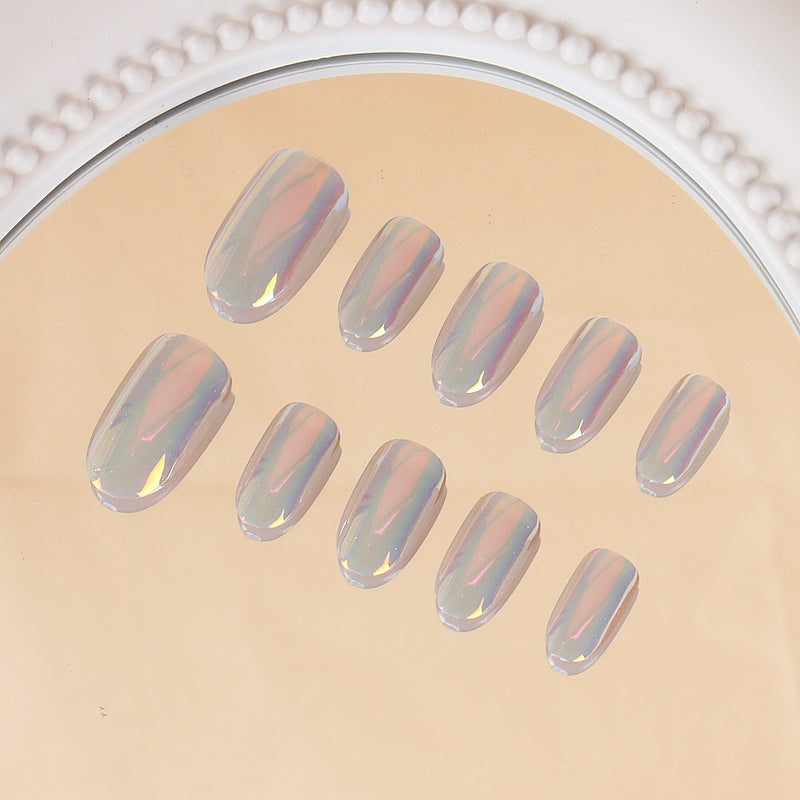 Premium Glossy Almond-Shaped Press-On Nails Kalsten 1789388672