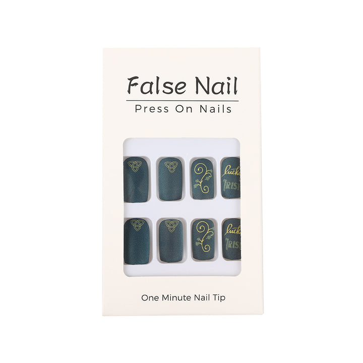 Stylish Irish Motif Kunstnägel Kalsten