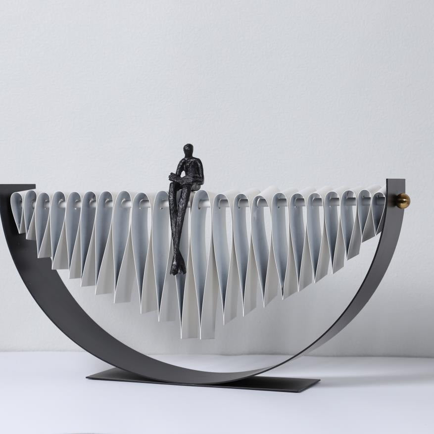 contemporary decorative book stand