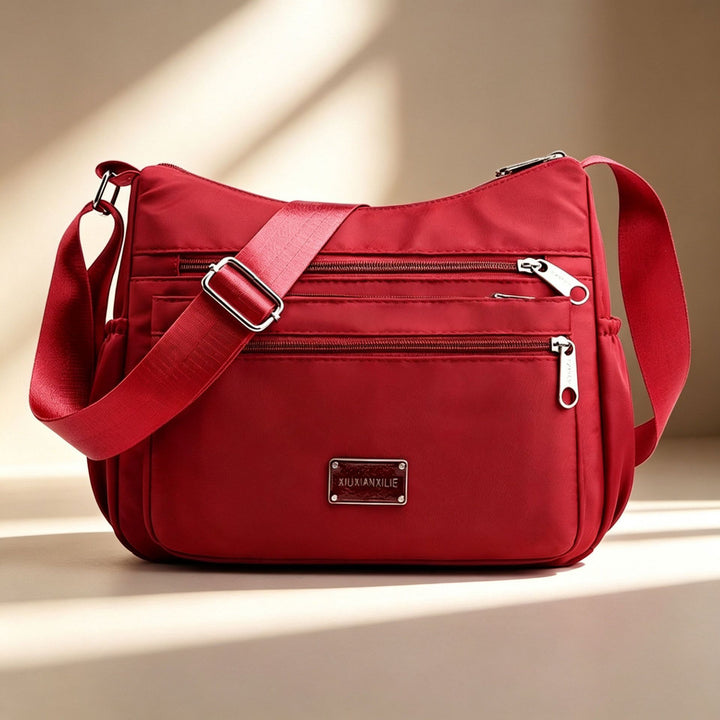 WoMulti-Pocket Crossbody Handbag