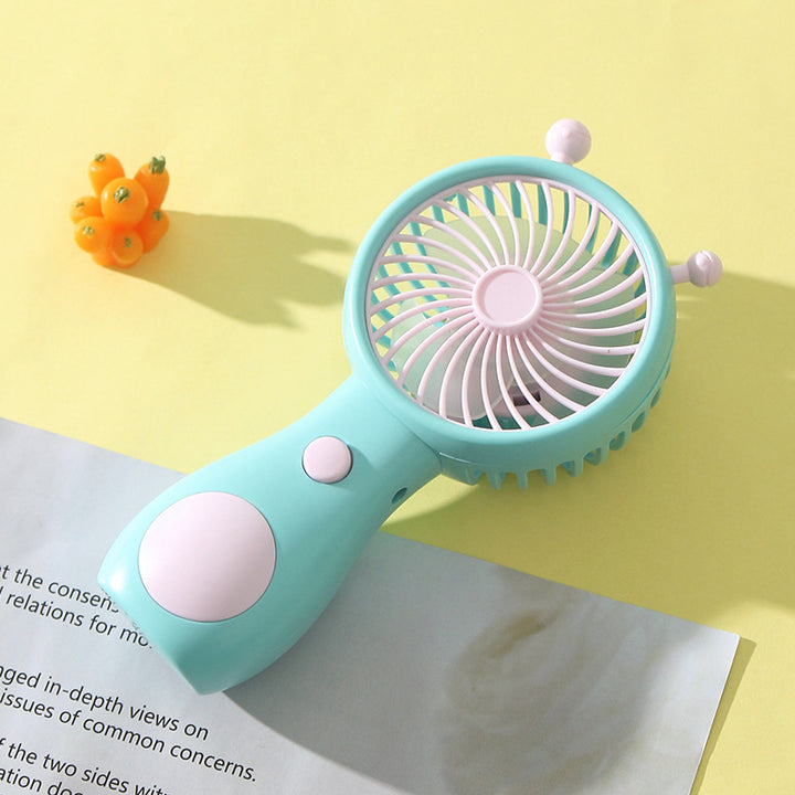 Women's portable hand-held fan with cute lion design Kalsten