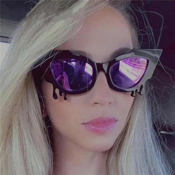 Women Exclusive Cat Eyes Sunglasses with Artistic Details Kalsten
