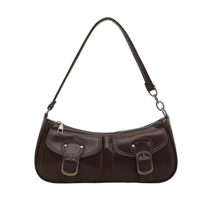 Stylish Dual Pocket Shoulder Bag Kalsten