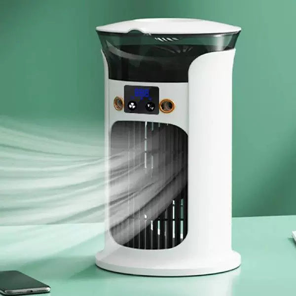 Unisex one size compact portable tower fan with digital display mosquito trap USB powered Kalsten