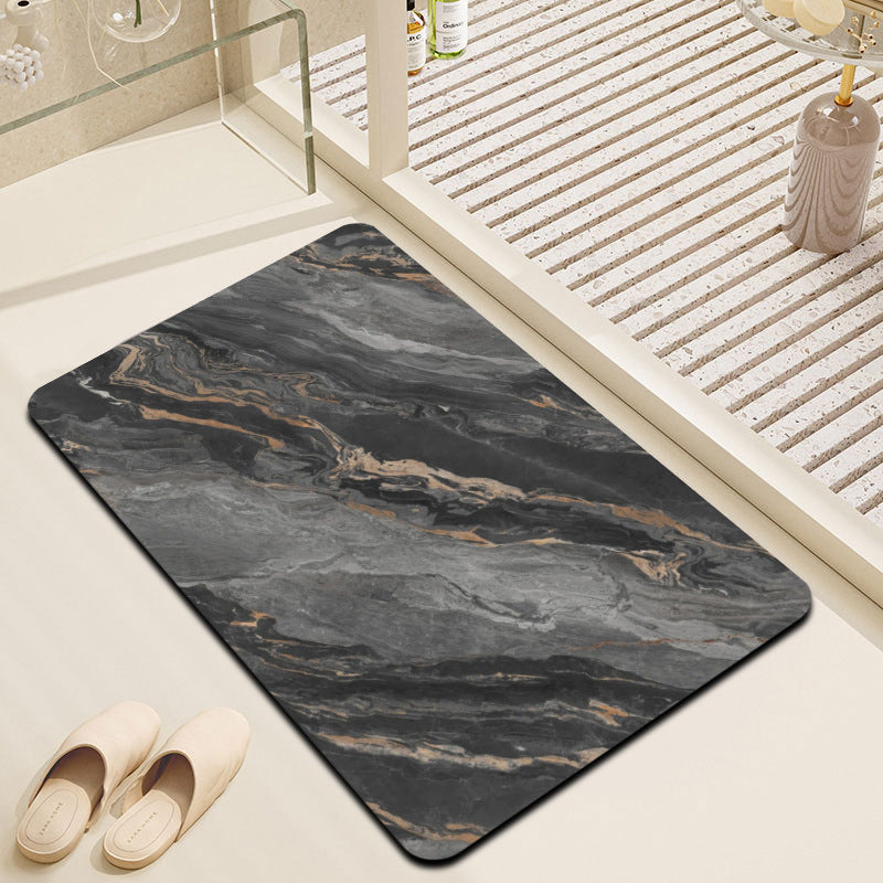 Marble Effect Bathroom Mat Kalsten