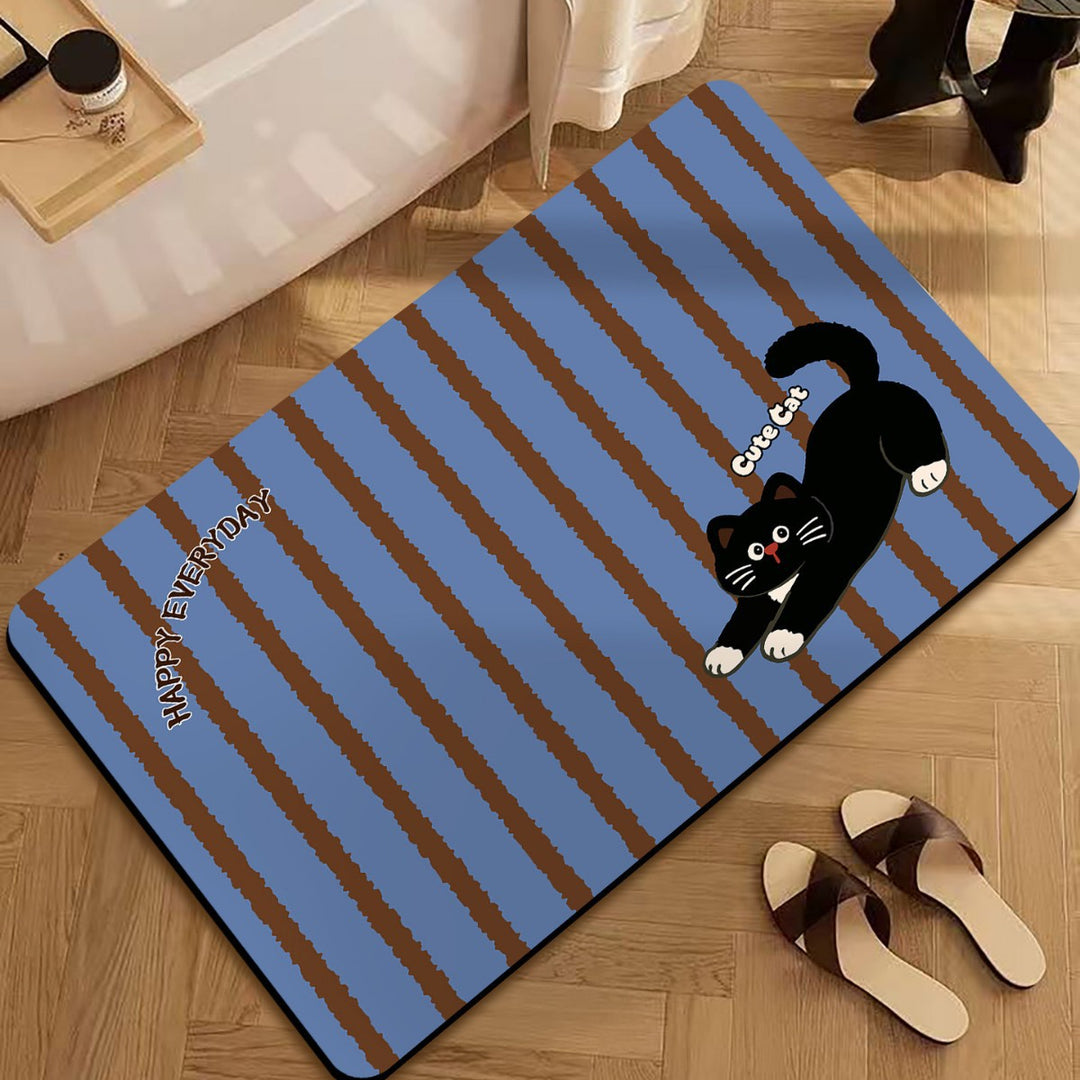 Cartoon-Themed Decorative Door Mat