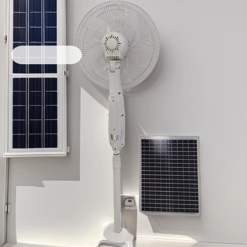 Unisex Solar-Powered Stand Fan with Smart Control Kalsten