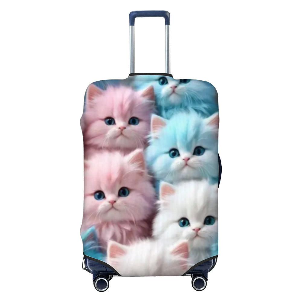 Unisex Hard-shell suitcase with cute cat motif Kalsten
