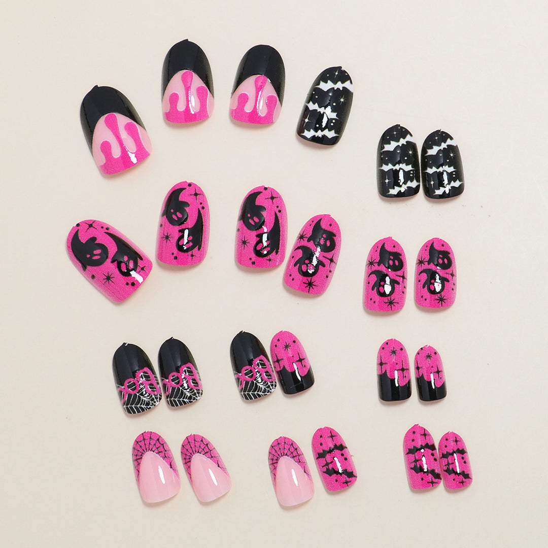 Artistic Abstract Press-On Nail Set Kalsten