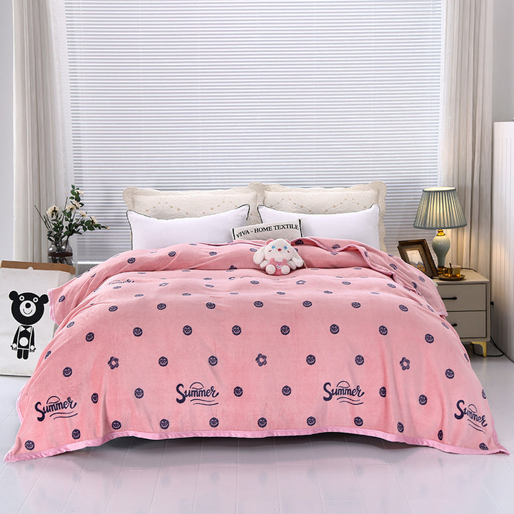 Women's cozy blanket with playful cloud pattern Kalsten