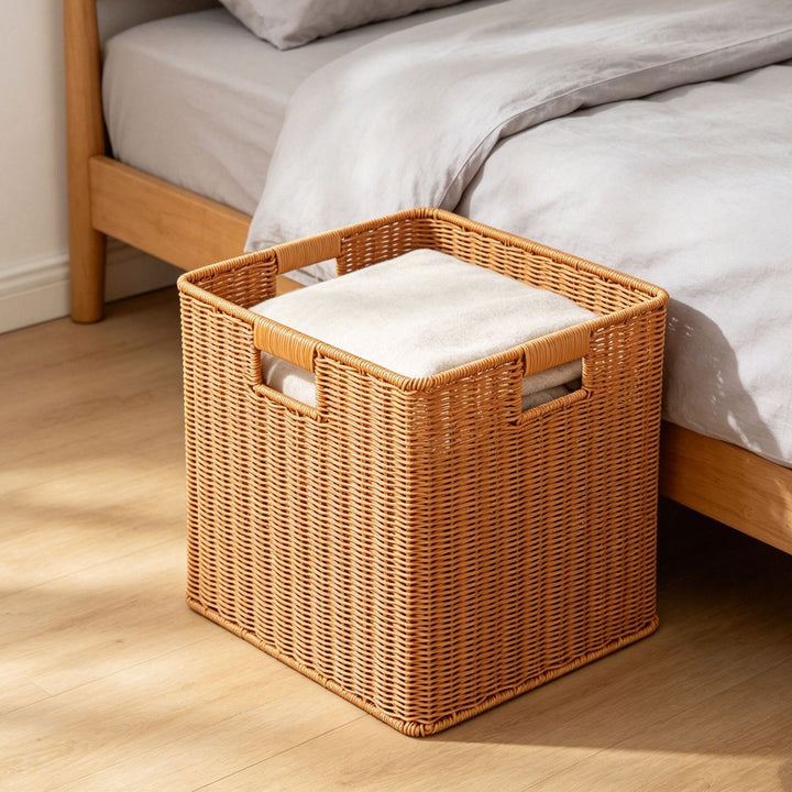 Rectangular Woven Storage Bin Kalsten