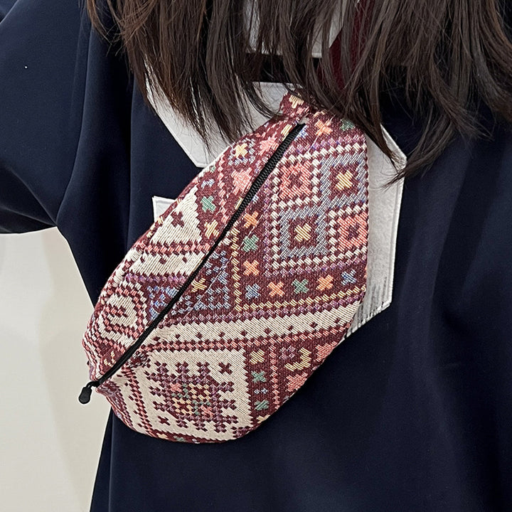 Bohemian Style Woven Fanny Pack