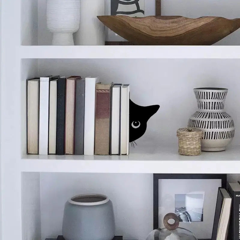 Decorative Cat-Themed Bookends