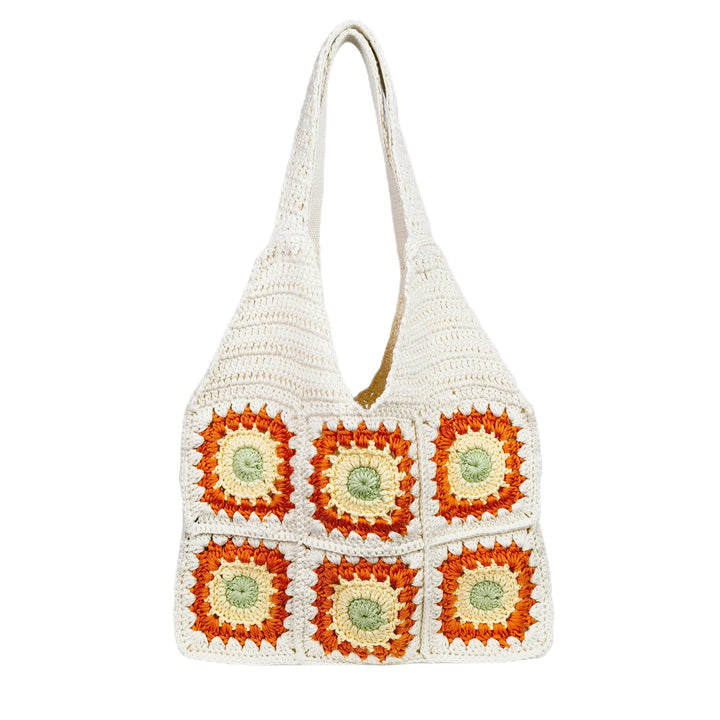 Crochet handbag with retro pattern Kalsten