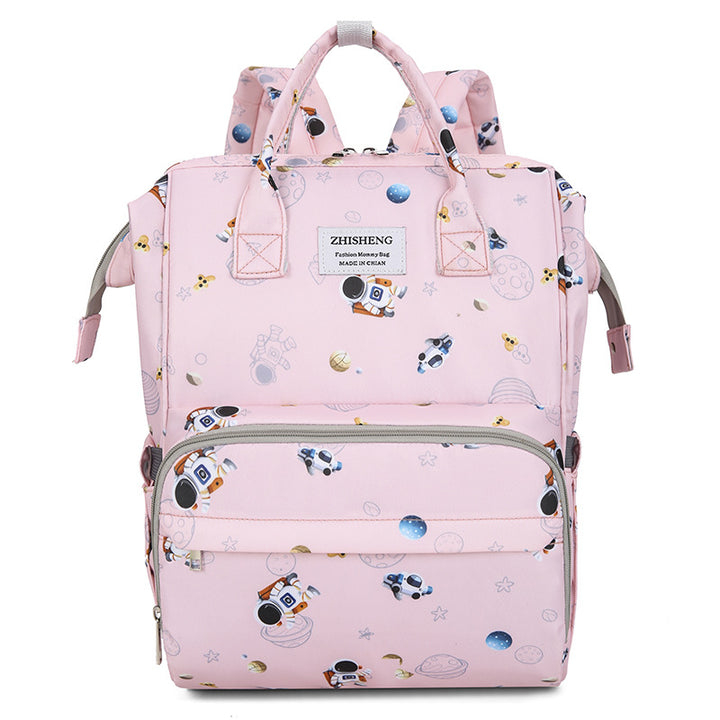 Cosmic-Themed Multi-Functional Diaper Backpack Kalsten