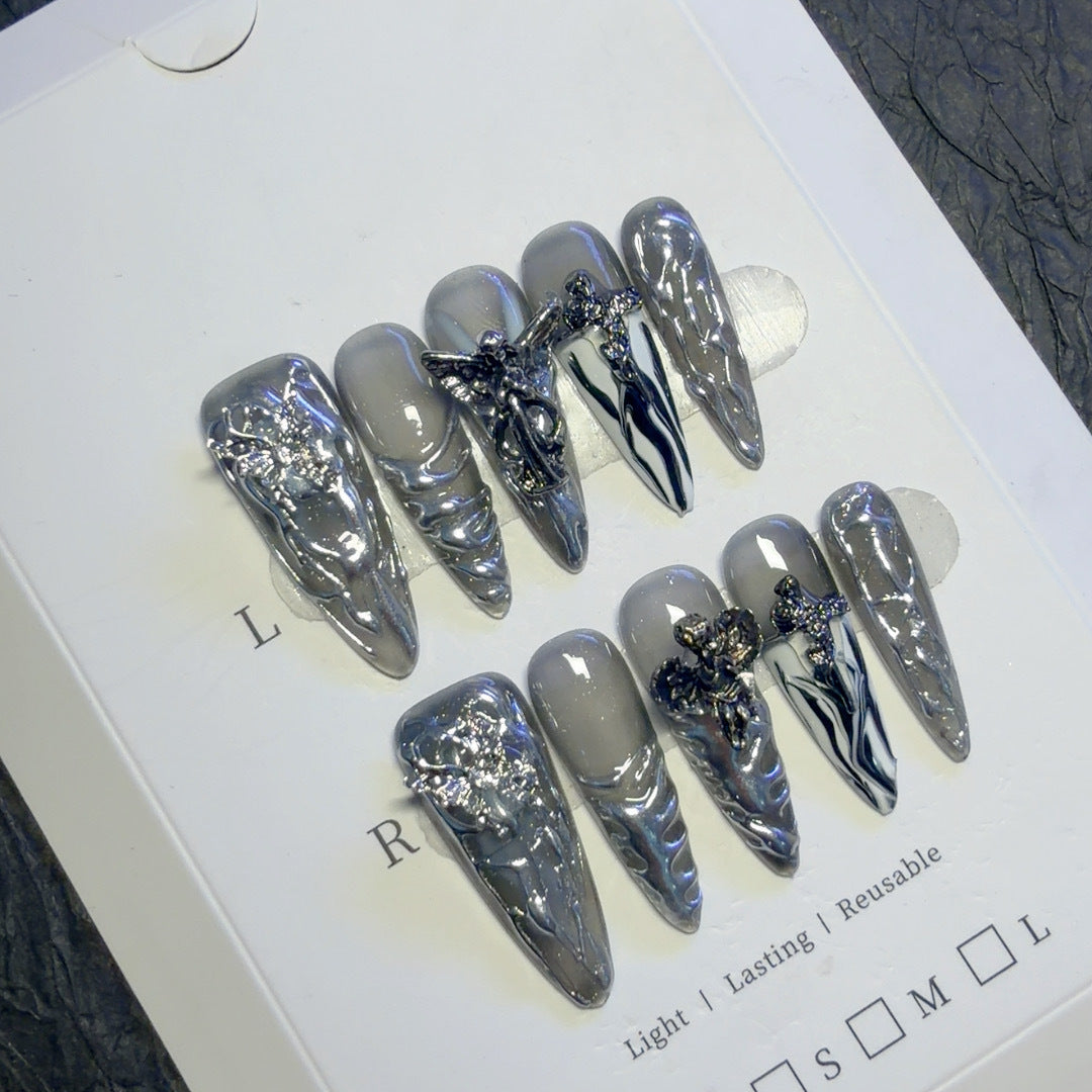 Artistic 3D Nail Art Enhancements