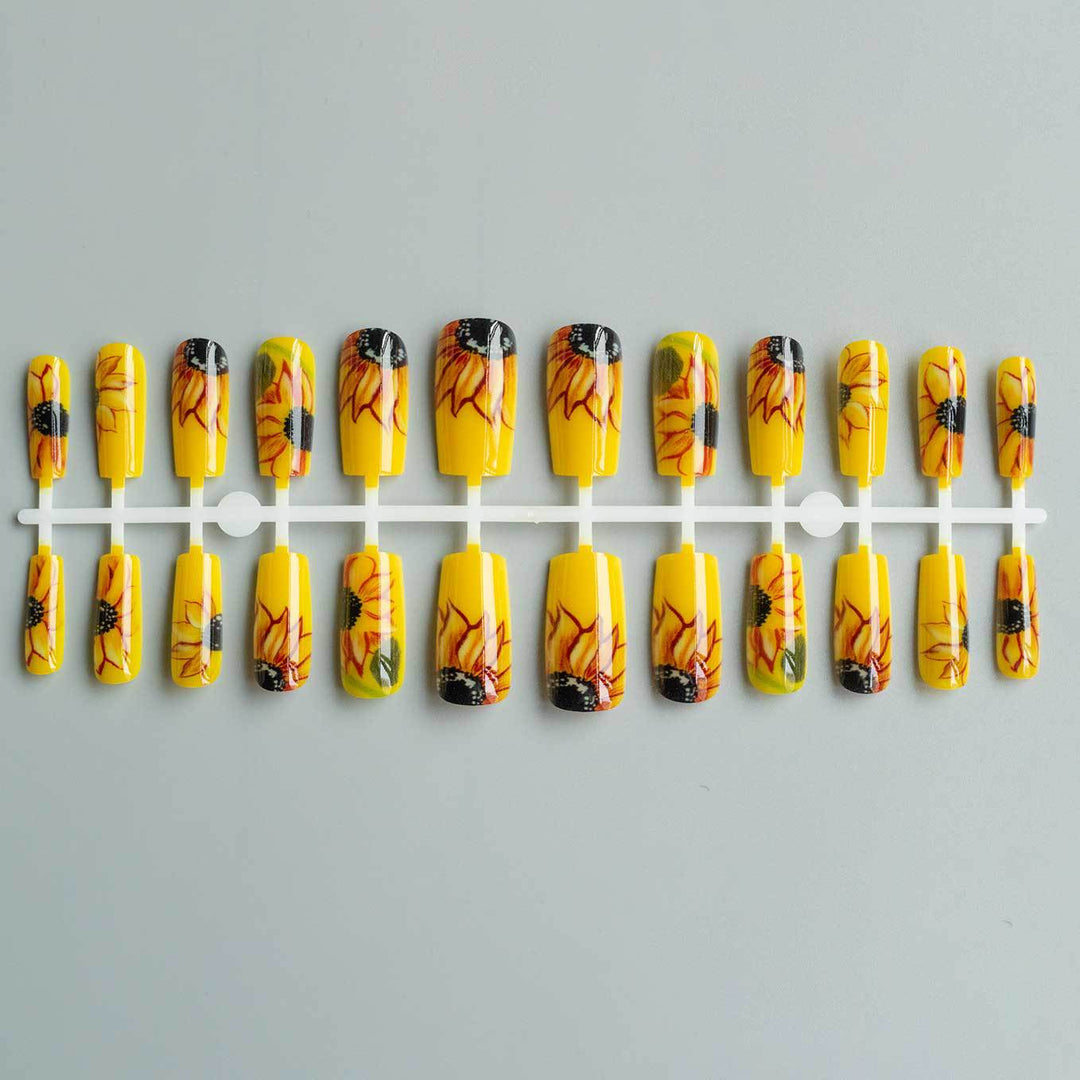 Artistic Sunflower Acrylic Nail Art Kit