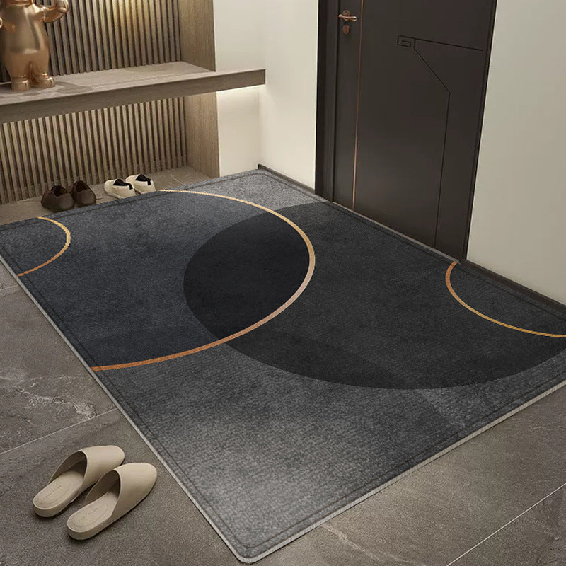 Geometric Patterned Entryway Rug
