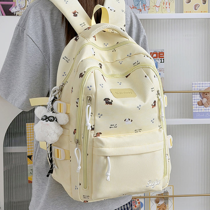 Playful Dog-Themed School Backpack Kalsten