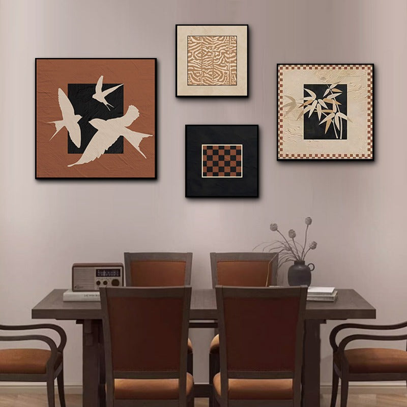 Abstract Bird Wall Art