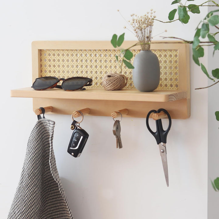 Wall-Mounted Wooden Storage Organizer Kalsten
