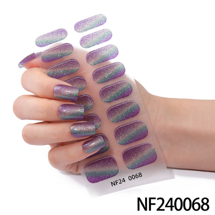 Sparkling Glossy Nail Wraps