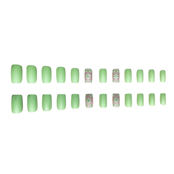 Floral Design Press-On Nails Kalsten
