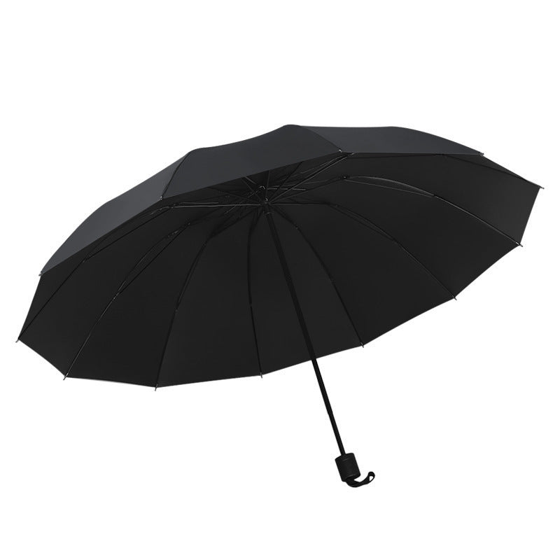 Women's sturdy wind-resistant umbrella with 12 ribs Kalsten