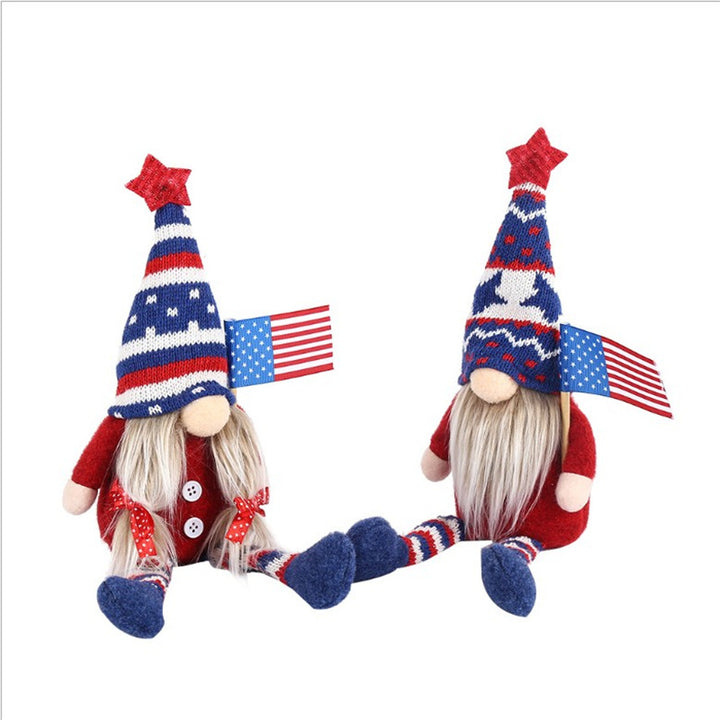 Decorative Patriotic Gnome Figurine Kalsten