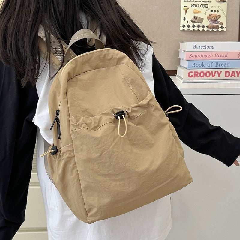 Leisure backpack with innovative drawstring and comfortable carrying system Kalsten