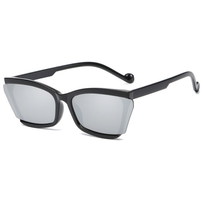 Women's fashionable sunglasses with unique rectangular design and UV protection Kalsten