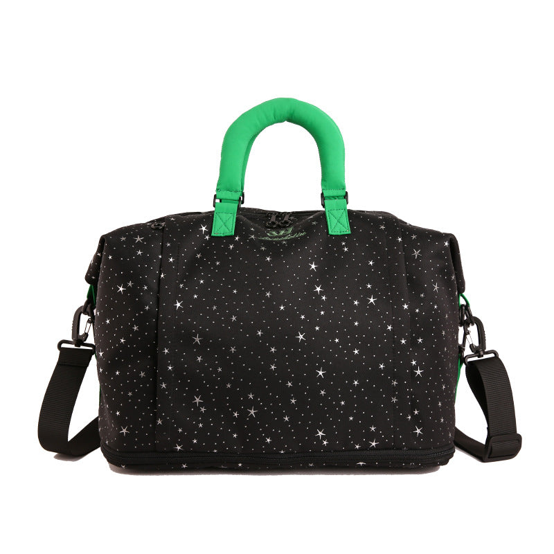 Stylish Star-Print Weekender Bag Kalsten