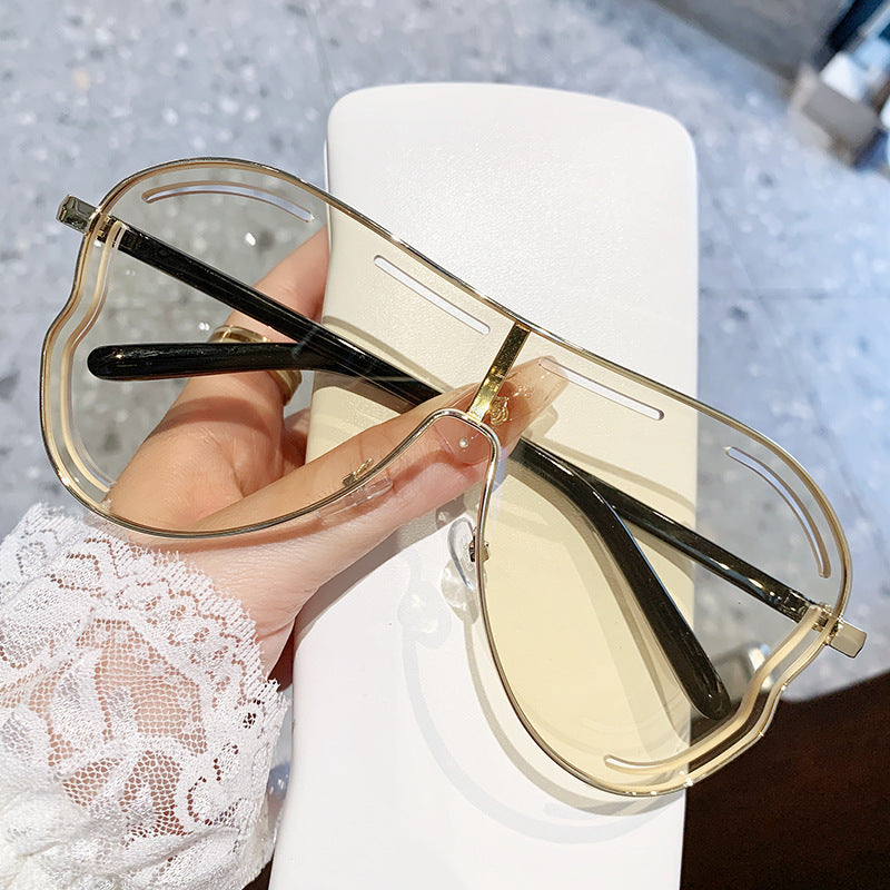 Men's Aviator-Style Shield Sunglasses Kalsten