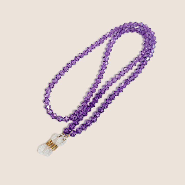Beaded Eyewear Chain with Clear Tips Kalsten