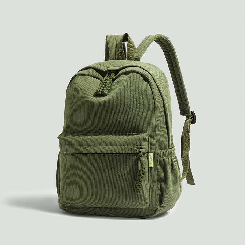 Ribbed Fabric Lightweight Backpack Kalsten