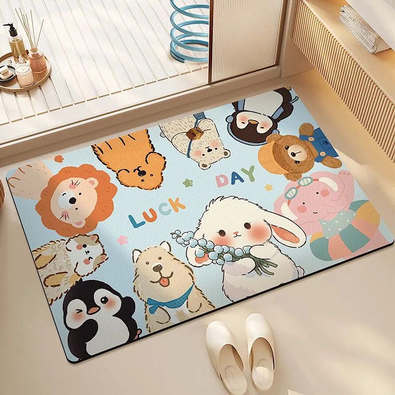 Welcome Home Cartoon Area Rug Kalsten