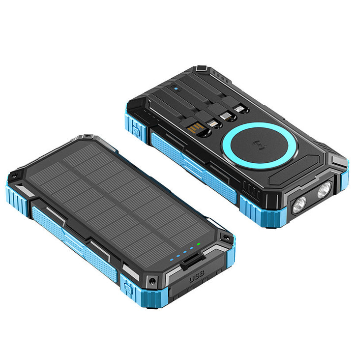 Solar Powerbank With Integrated LED Light Kalsten