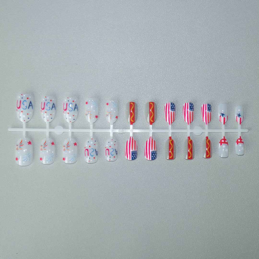 Patriotic Themed Nail Art Kit