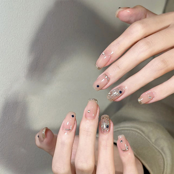 Ombre Press-On Nails with Glossy Finish Kalsten