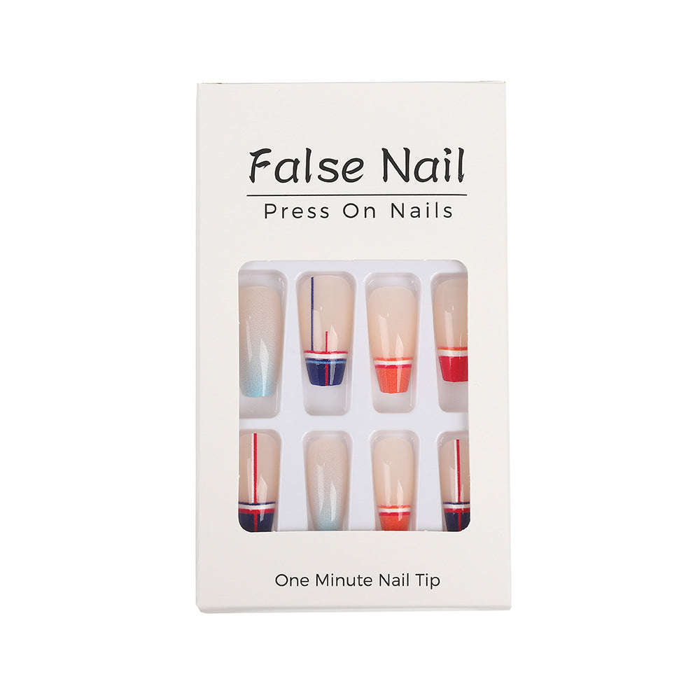 Artificial Nail Set in Modern Gradient Design Kalsten