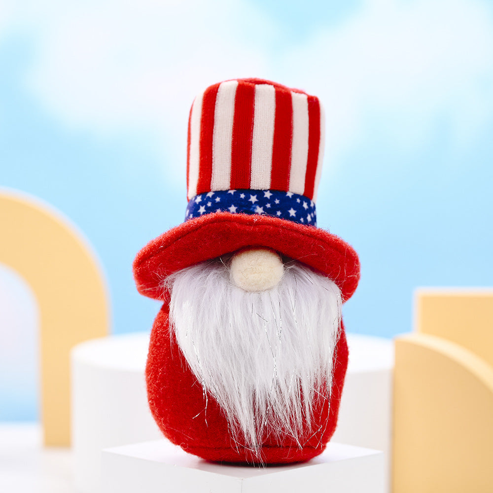 Decorative Patriotic Gnome Figurine Kalsten