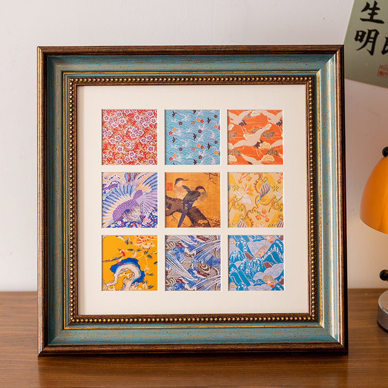 Artistic Framed Japanese Cultural Art Display