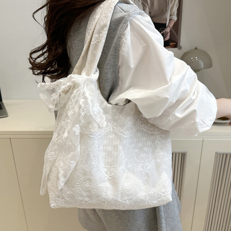 Embroidered Reusable Shopping Tote
