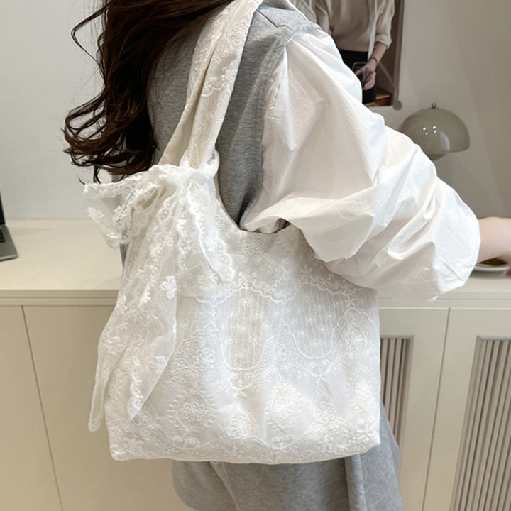 Embroidered Reusable Shopping Tote