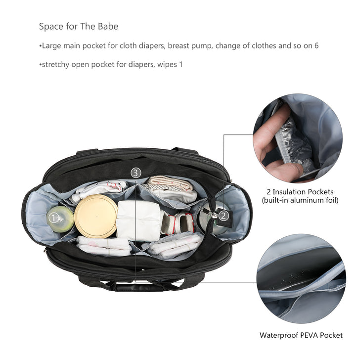 Modular diaper bag Kalsten