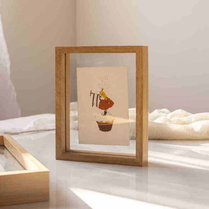 Decorative Glass Shadow Box Frame