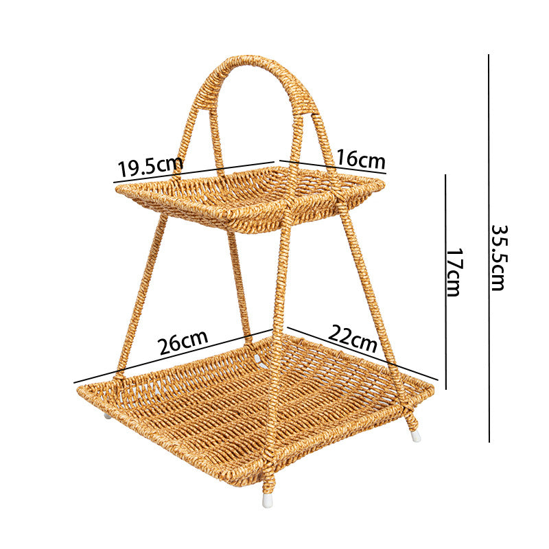 Women Handcrafted Storage Basket with Round Design Kalsten