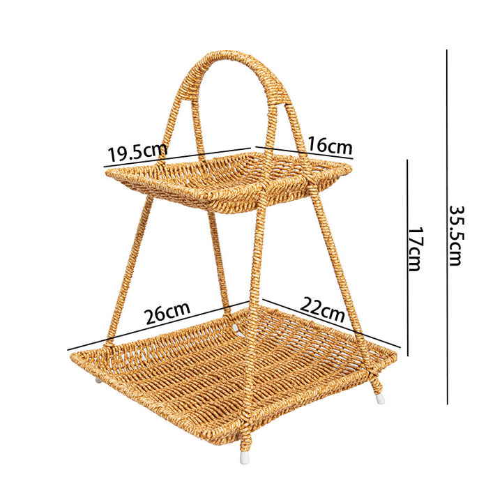 Women Handcrafted Storage Basket with Round Design Kalsten