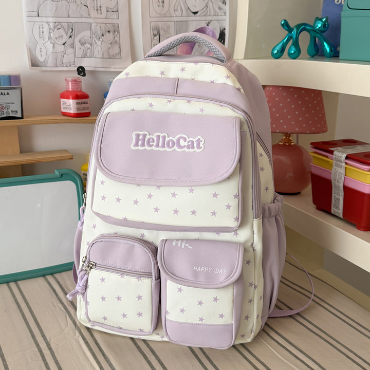 Stylish Star-Embellished Backpack Kalsten 1791205930